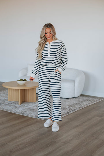 Rella Striped Pants