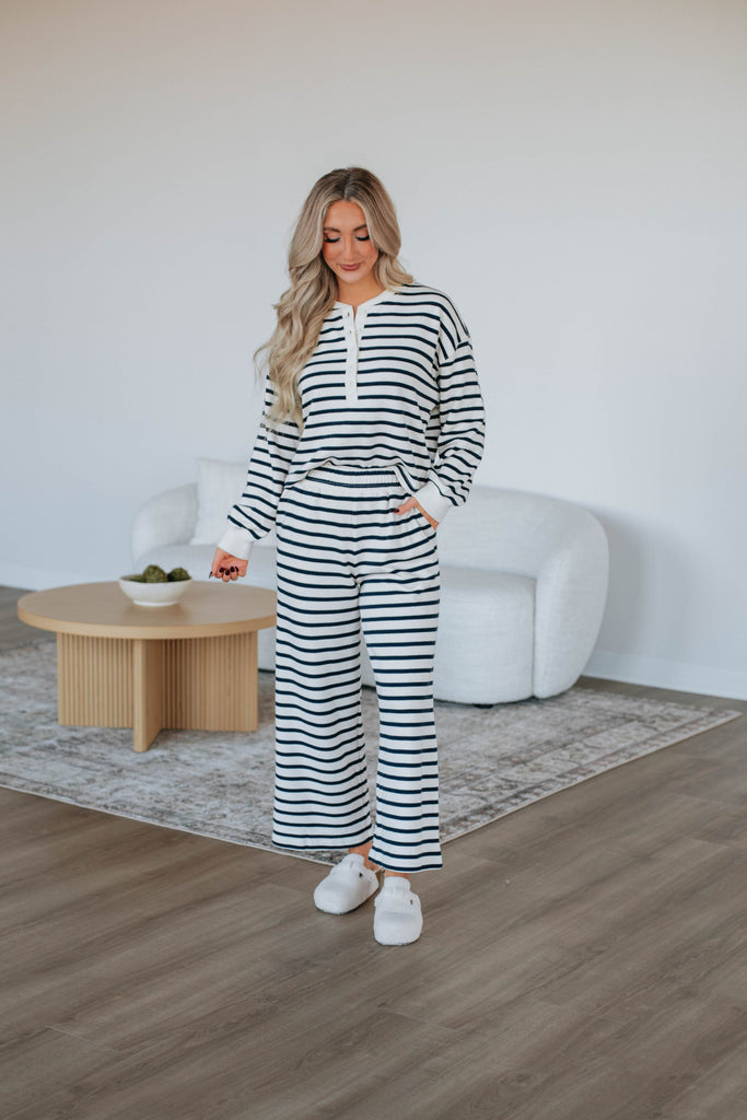 Rella Striped Pants