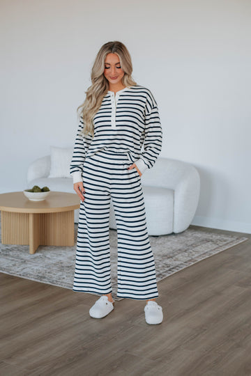 Rella Striped Pants