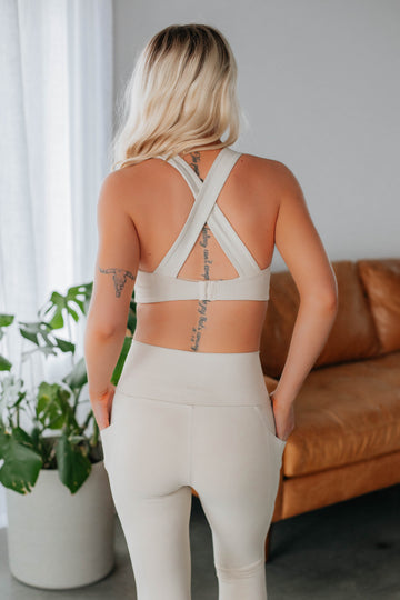 Rena Sports Bra - Oat
