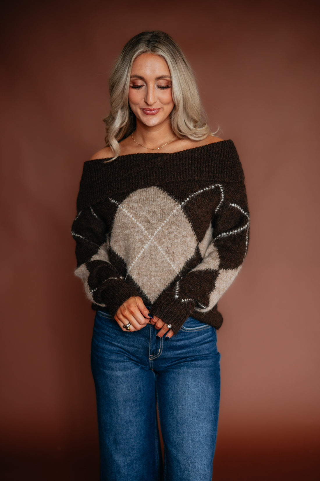 Brielle Off The Shoulder Sweater