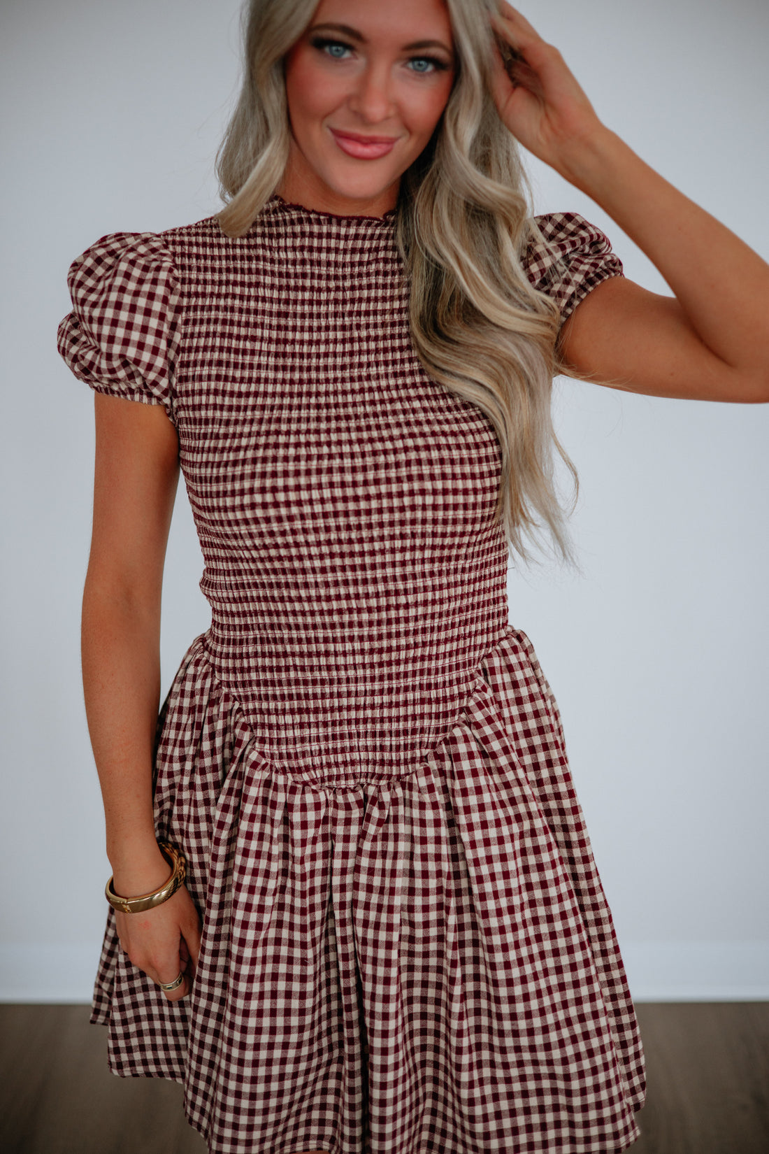 Danelle Plaid Dress