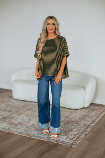 Zelie Striped Top
