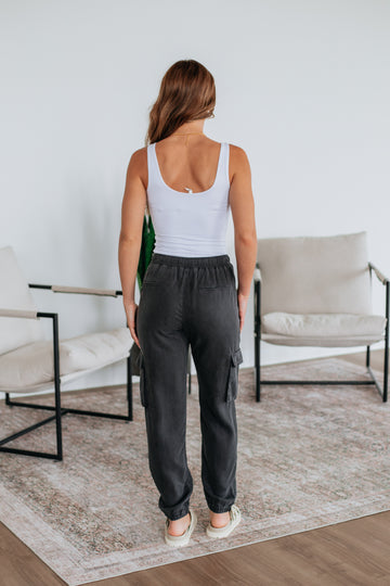 Bodie Cargo Joggers - Charcoal