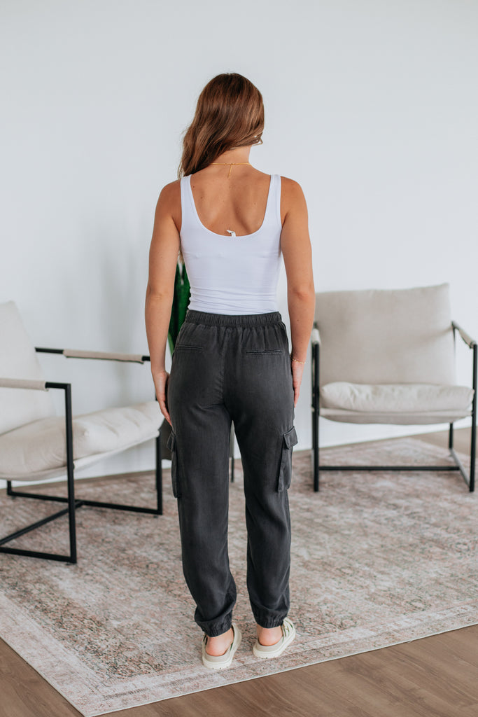 Bodie Cargo Joggers - Charcoal