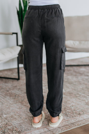 Bodie Cargo Joggers - Charcoal
