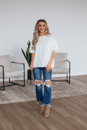 Rover Oversized Tee - Ivory