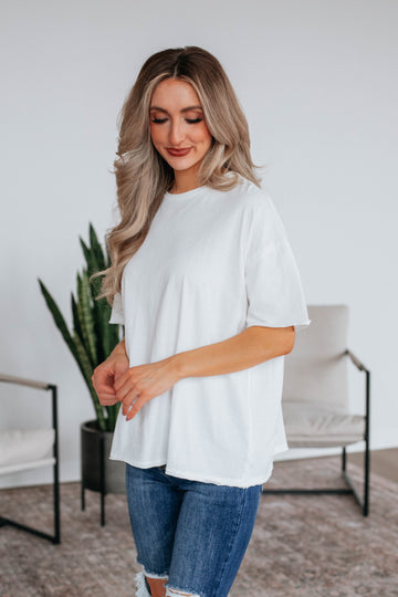 Rover Oversized Tee - Ivory