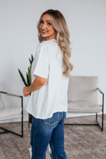Rover Oversized Tee - Ivory