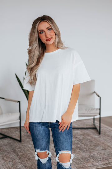 Rover Oversized Tee - Ivory