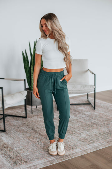 Rowin Active Joggers - Peacock