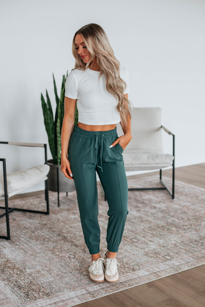 Rowin Active Joggers - Peacock