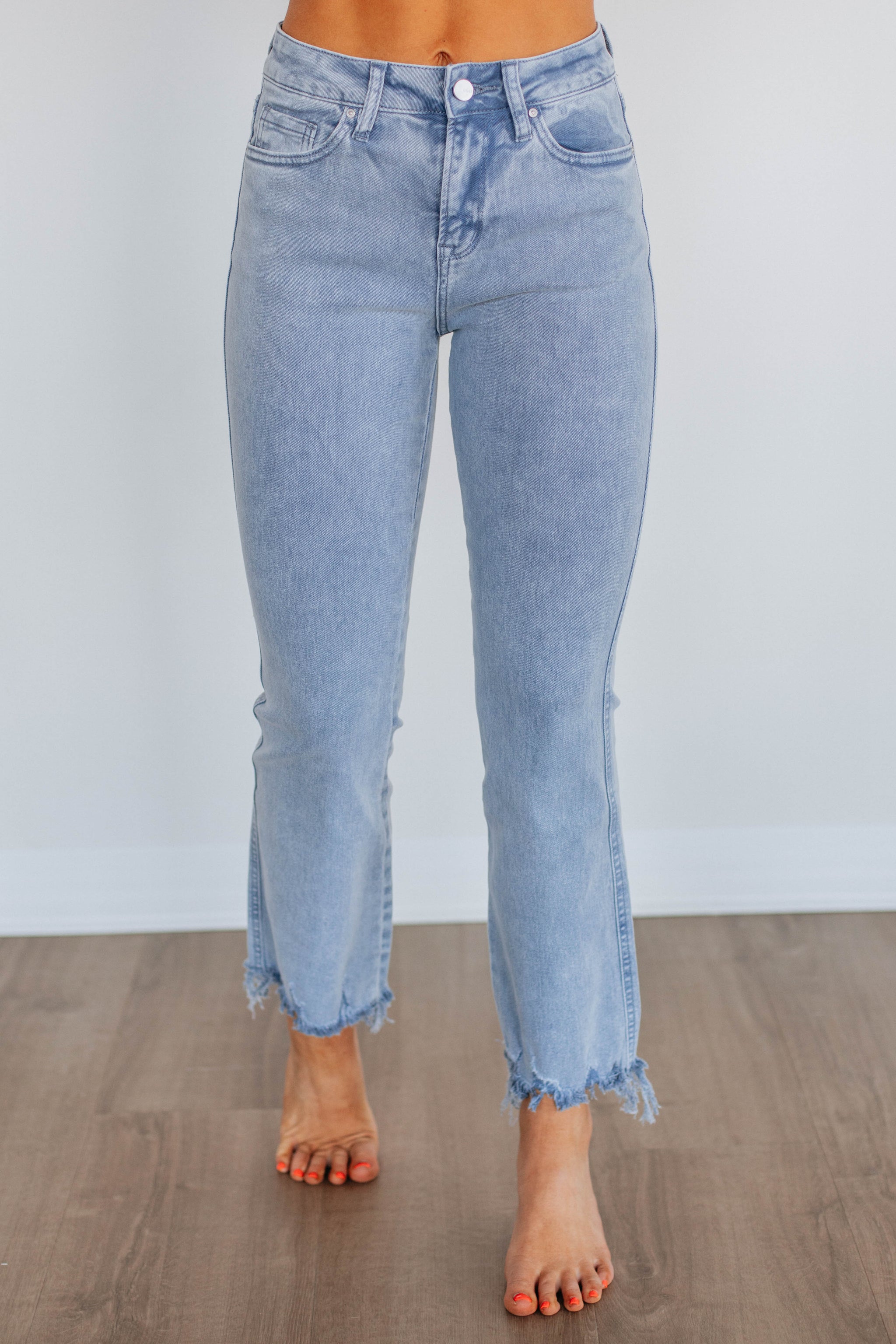 Roxanne Mica Jeans - Steel Blue