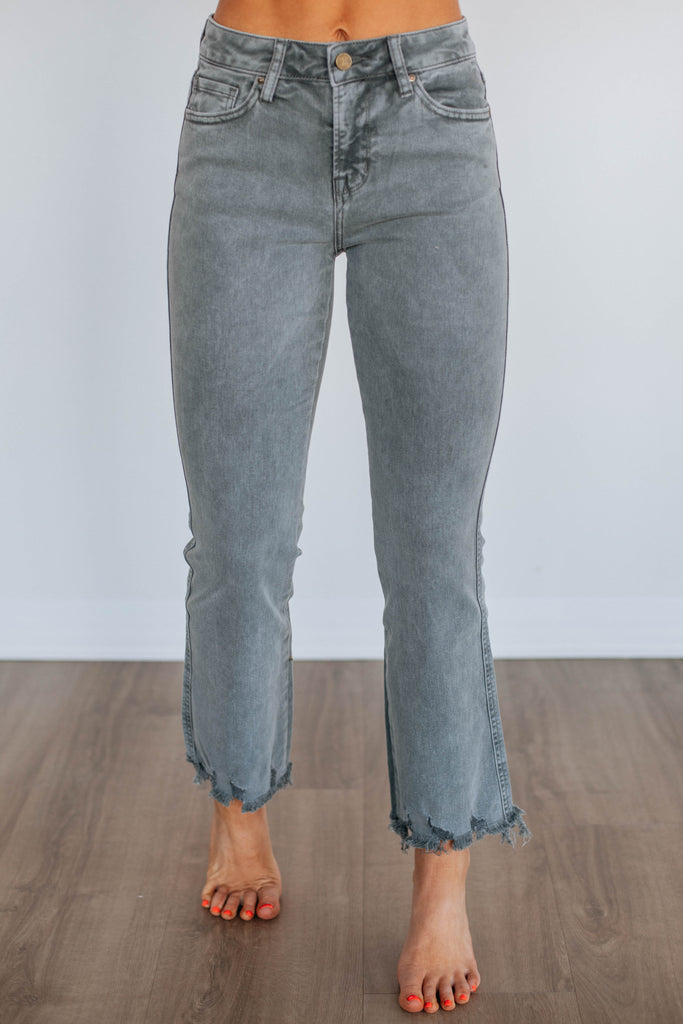 Roxanne Mica Jeans - Charcoal