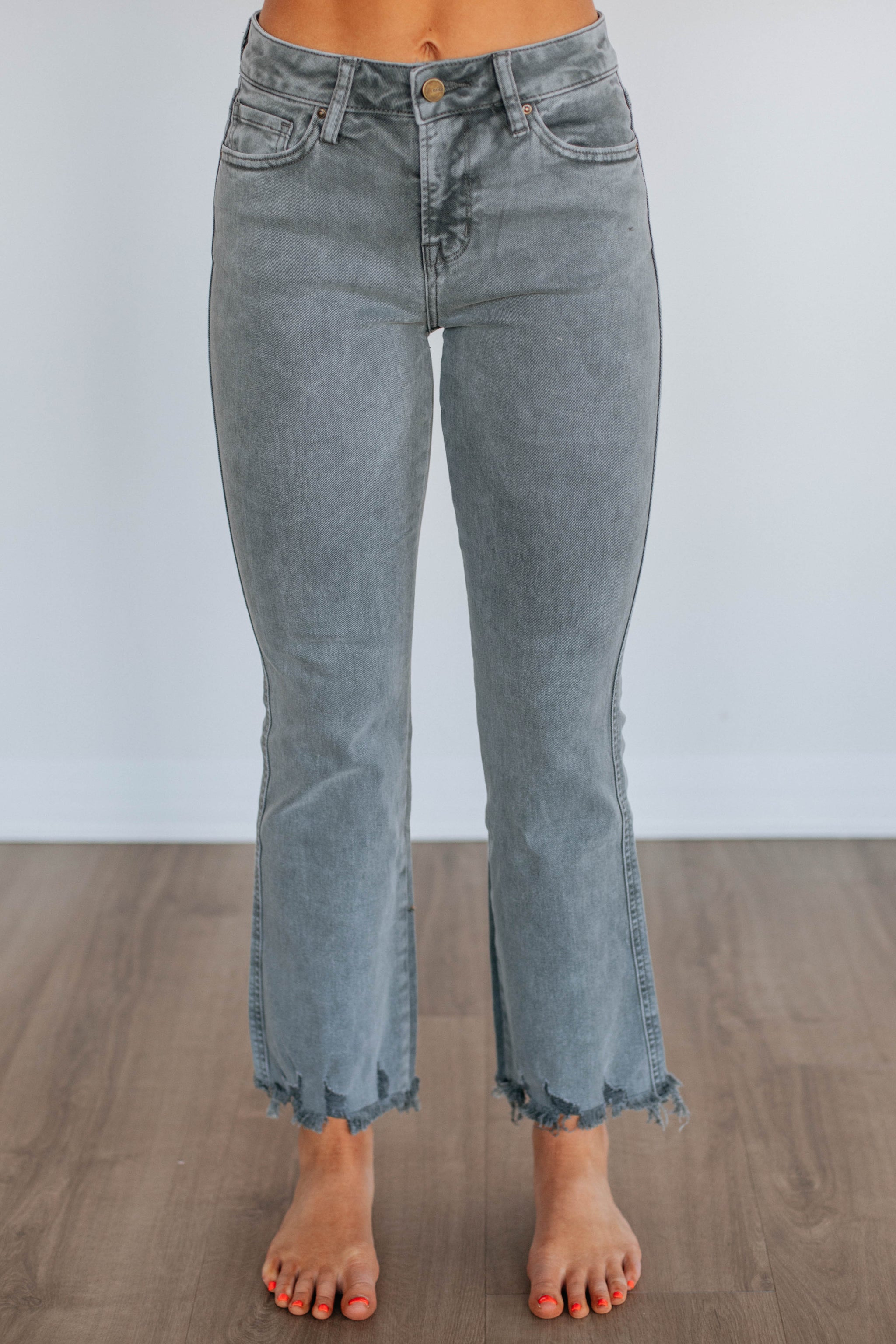 Roxanne Mica Jeans - Charcoal