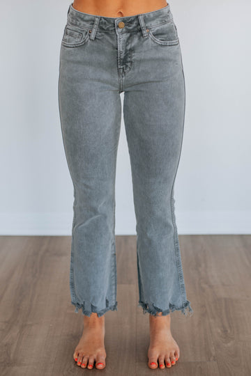 Roxanne Mica Jeans - Charcoal