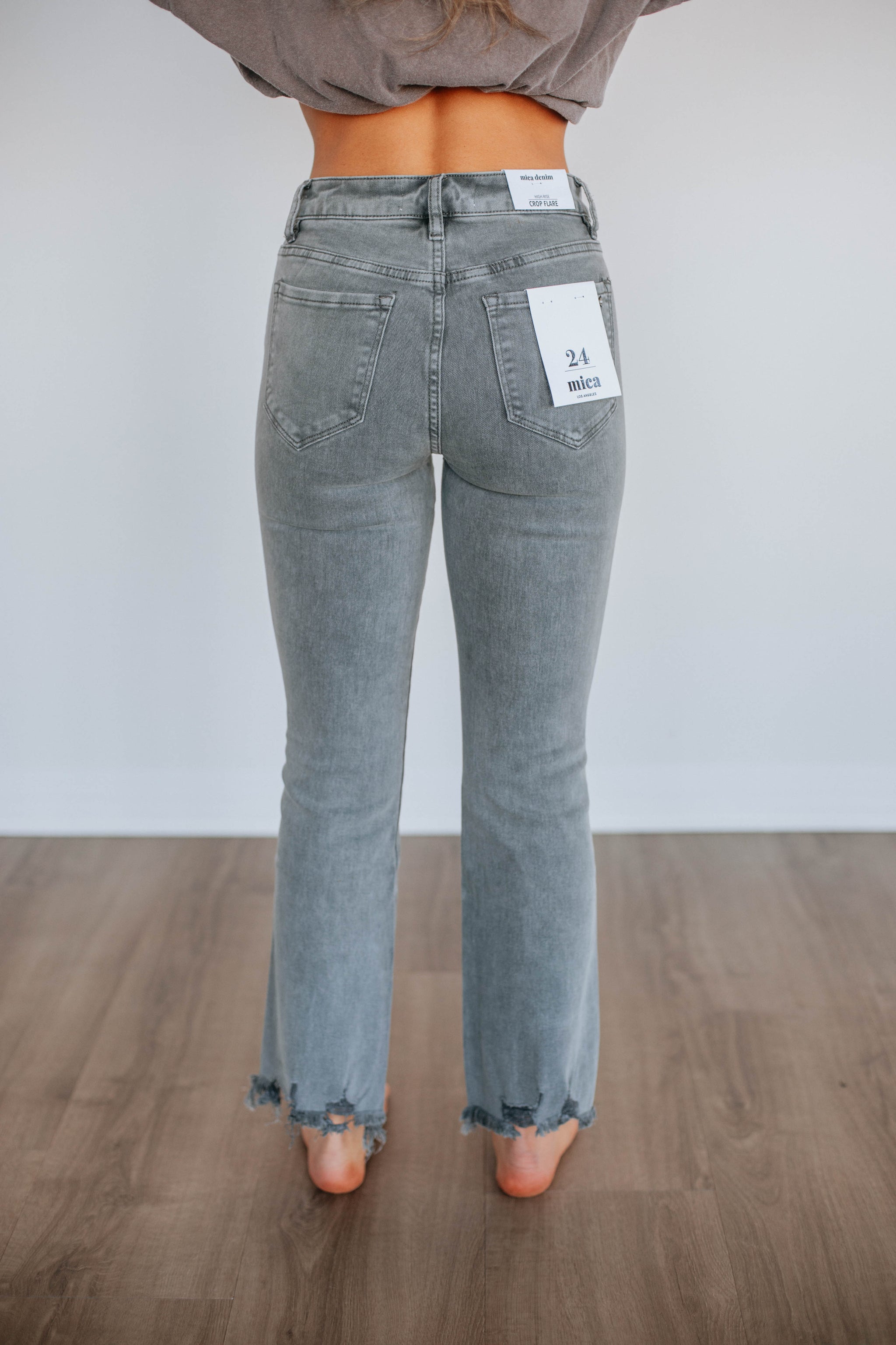 Roxanne Mica Jeans - Charcoal