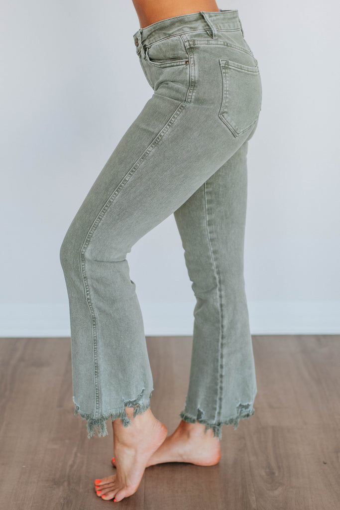 Roxanne Mica Jeans - Chive