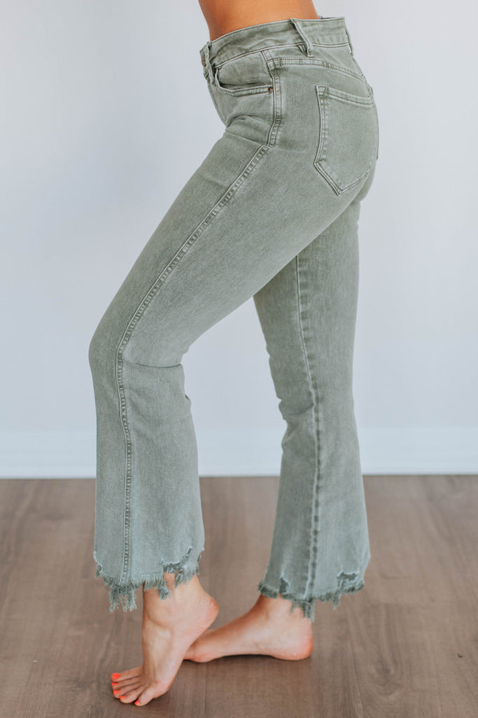 Roxanne Mica Jeans - Chive