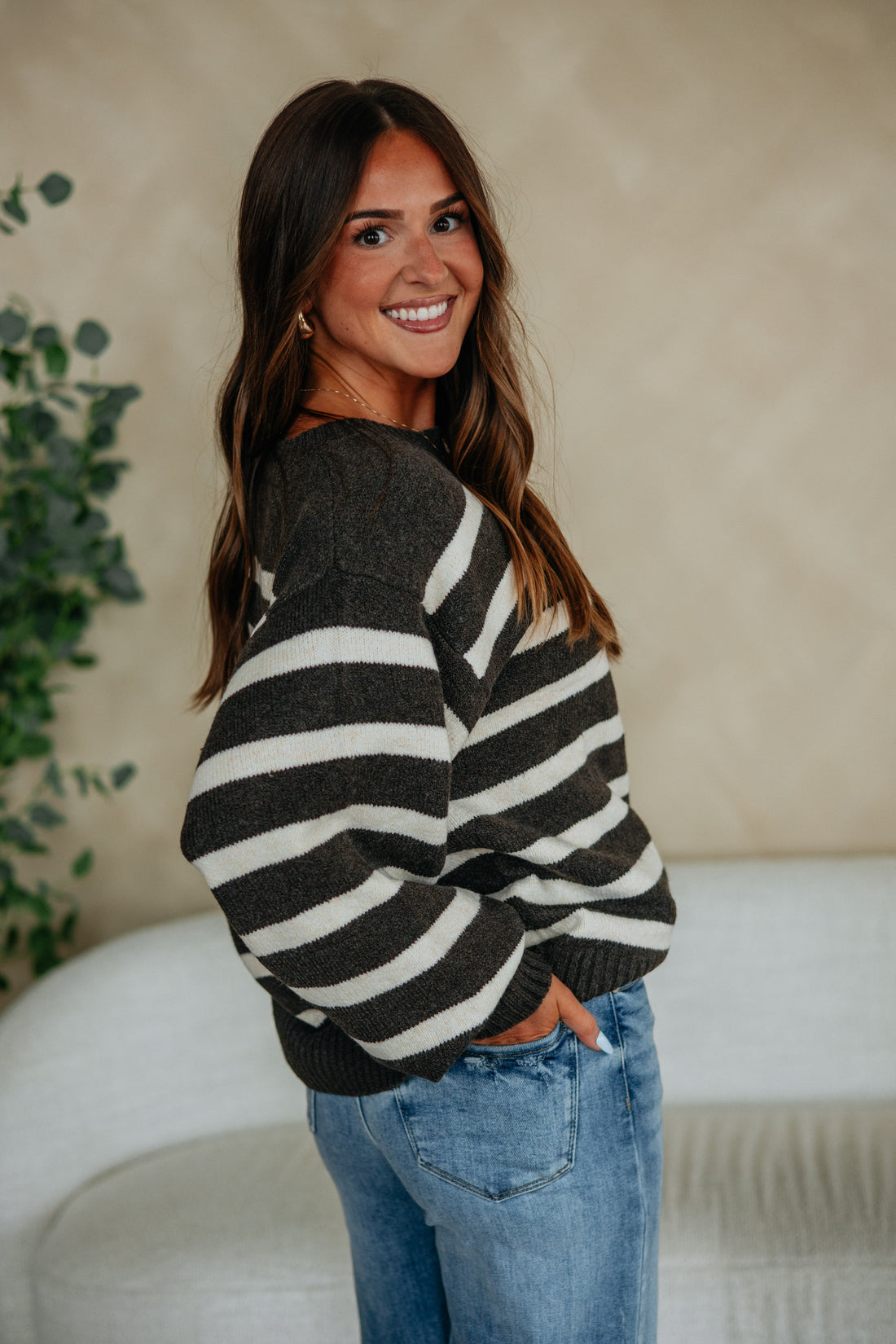 Saylor Striped Sweater