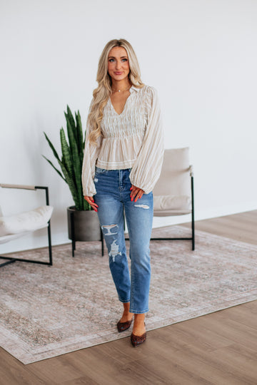 Arlette Striped Top