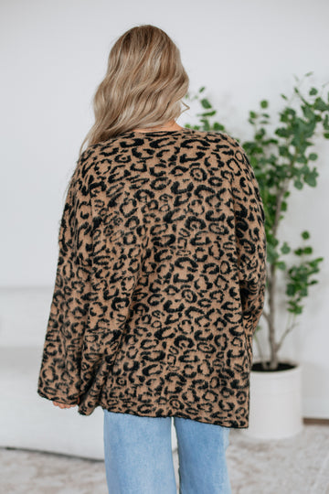 Giada Leopard Cardigan