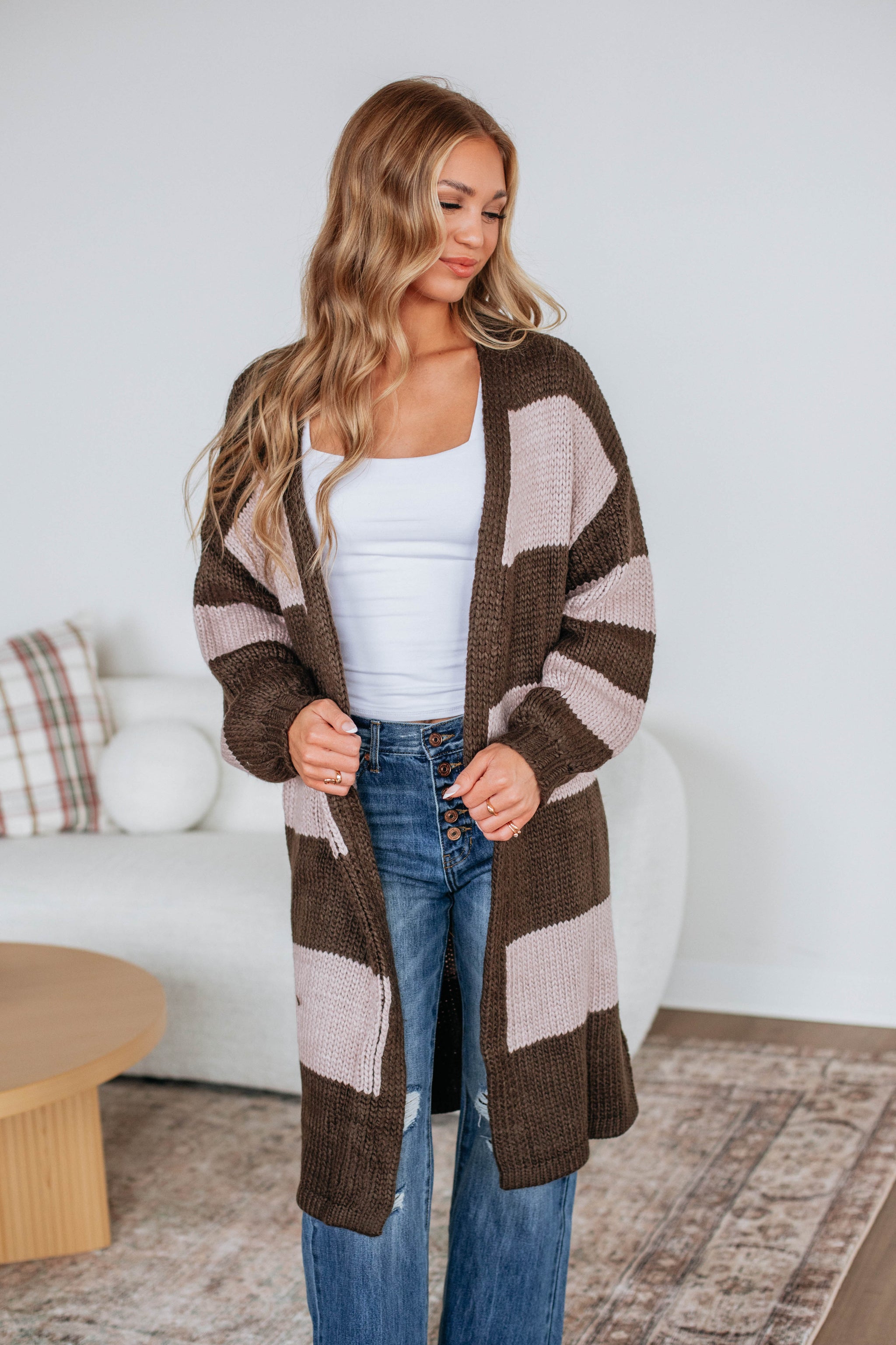 Shada Striped Cardigan