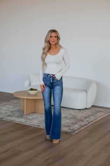 Shayla Basic Top - Oatmeal