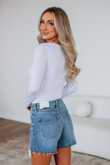 Shayla Basic Top - Ivory