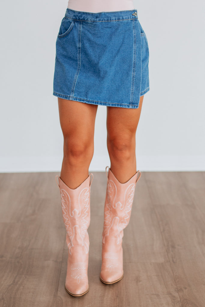 Siyana Denim Skort