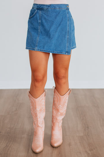 Siyana Denim Skort