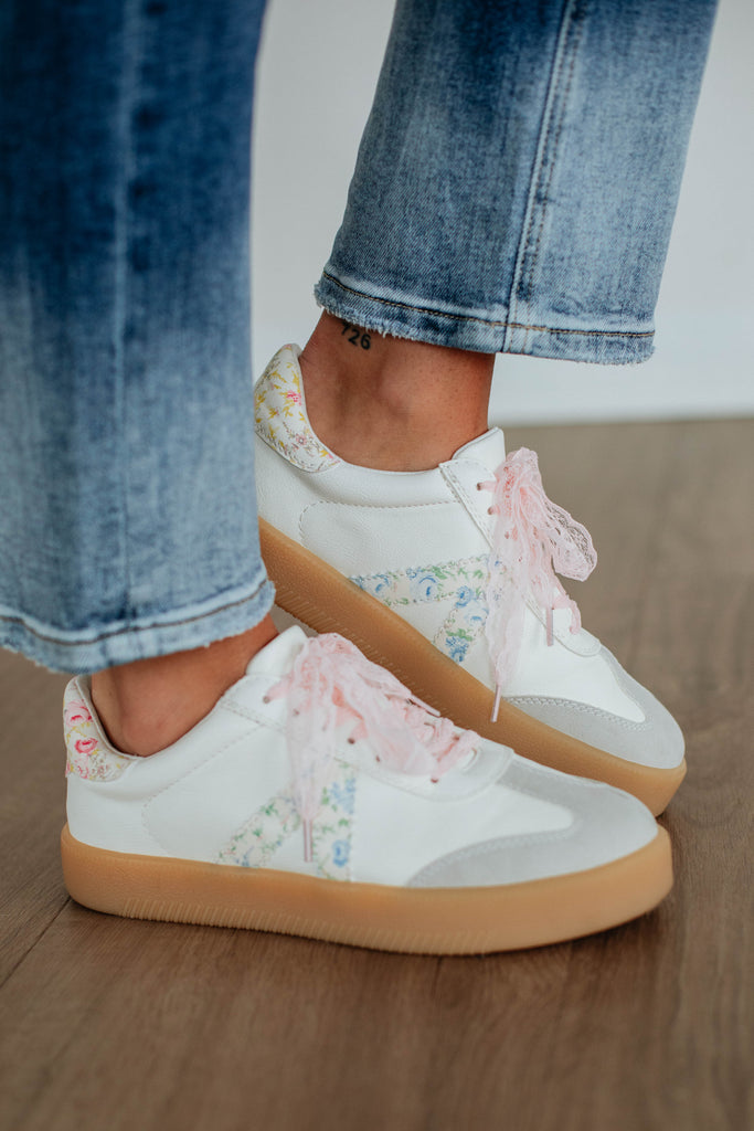 Watch Your Step Sneakers - Blush Mix