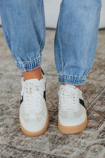 Watch Your Step Sneakers - Beige Mix