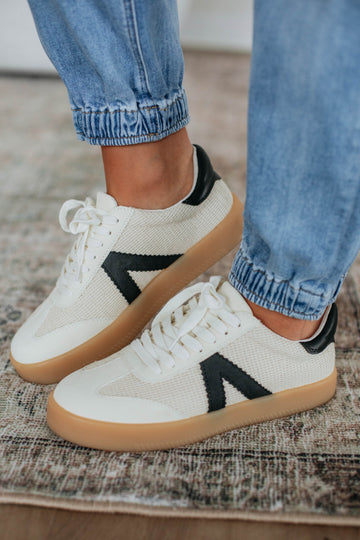 Watch Your Step Sneakers - Beige Mix