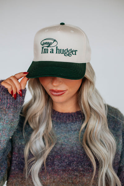 Sorry I'm A Hugger Trucker Hat