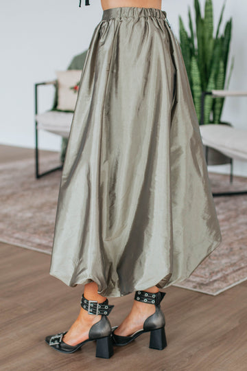 Stop & Stare Skirt - Olive