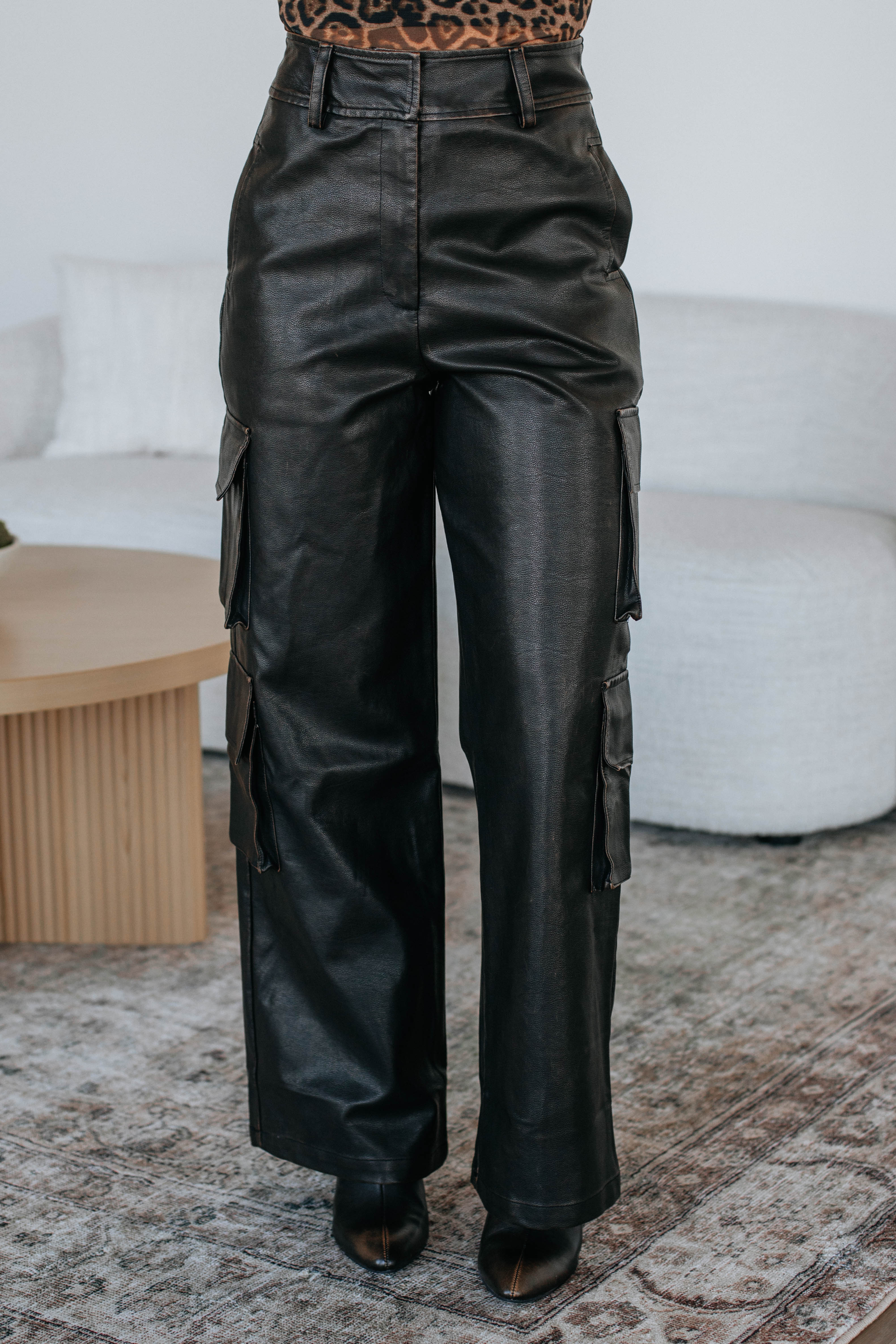 Suki Cargo Leather Pants – Wild Oak Boutique