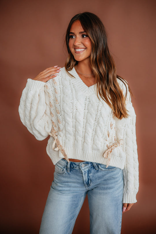 Miriam Cable Knit Sweater