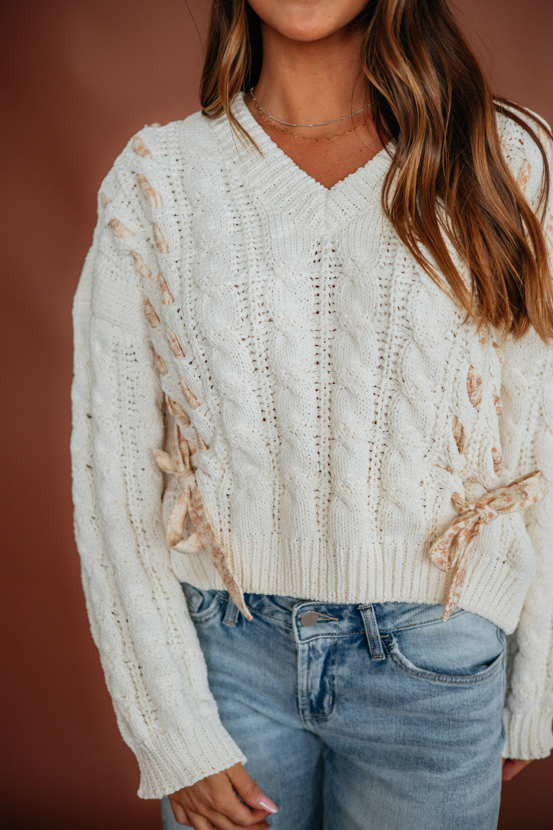 Miriam Cable Knit Sweater