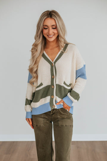 Hughes Colorblock Cardigan