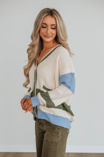 Hughes Colorblock Cardigan