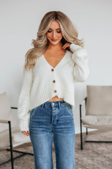 Charvi Knit Cardigan - Ivory