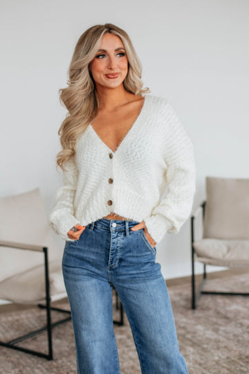 Charvi Knit Cardigan - Ivory