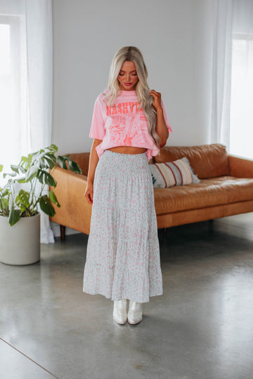 Sweet On You Midi Skirt - Sage