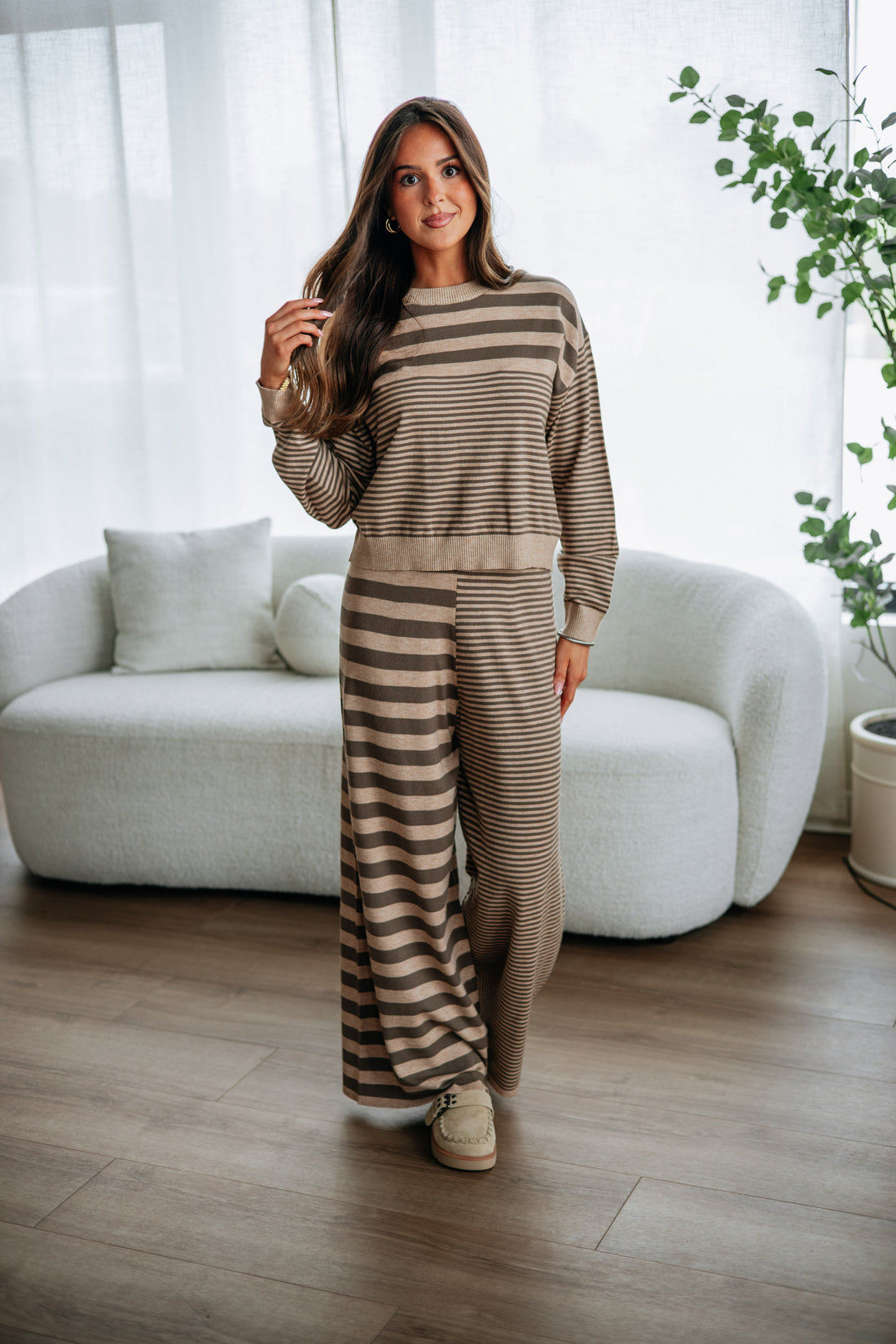 Leni Striped Pants