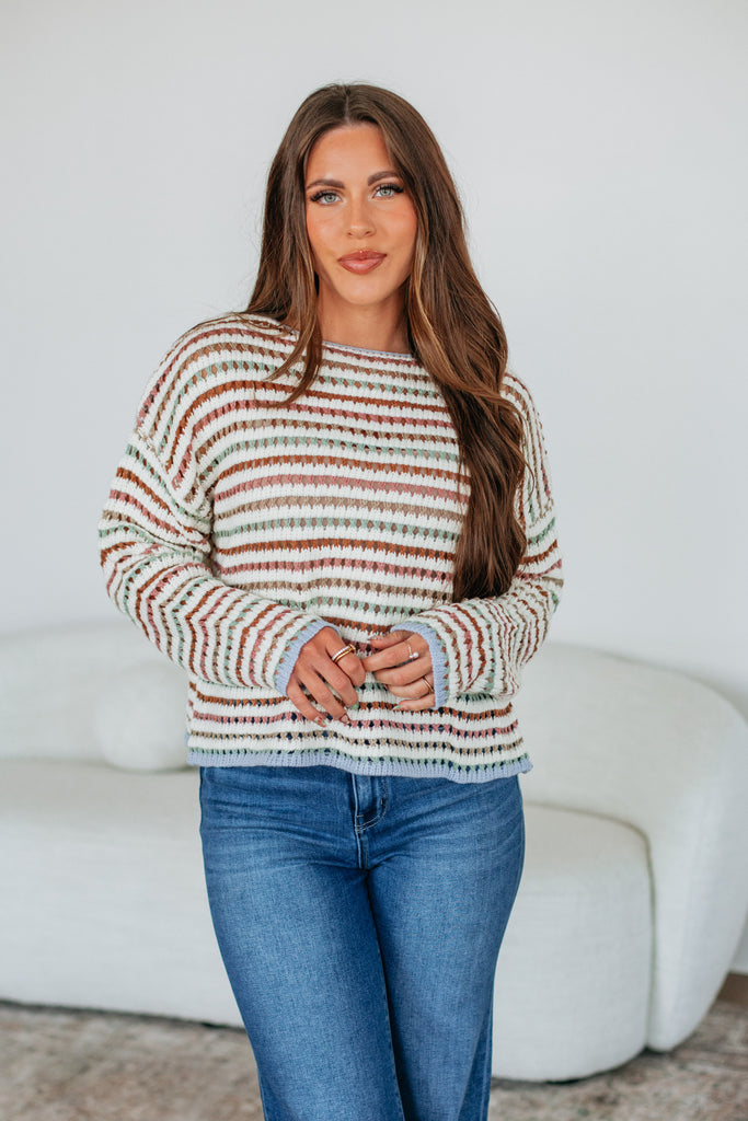 Inez Striped Sweater