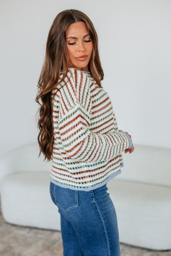 Inez Striped Sweater