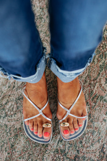Shine & Tell Sandals