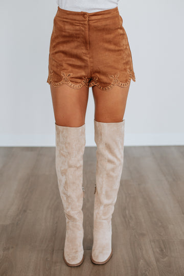 Alano Suede Shorts