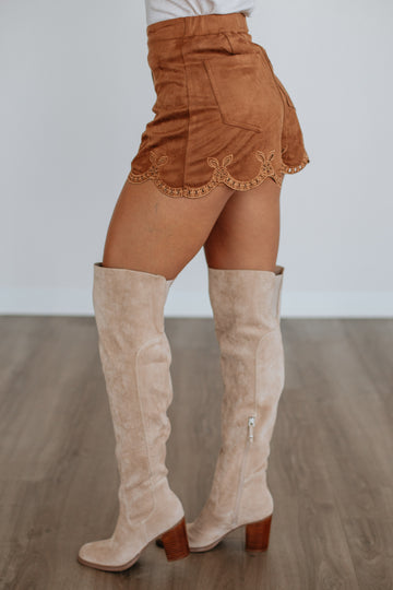 Alano Suede Shorts